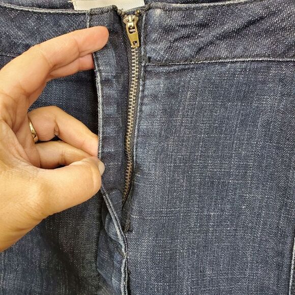 Venezia dark wash denim pencil style skirt - Picture 5 of 6